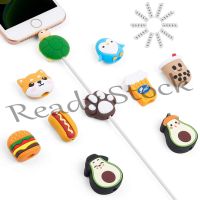 【Ready Stock】 ❍ B40 Cute Cable Protector Fruit Animal Charging Cable Buddies Cable Protect Sets Compatible for iPhone iPad Charger Cable