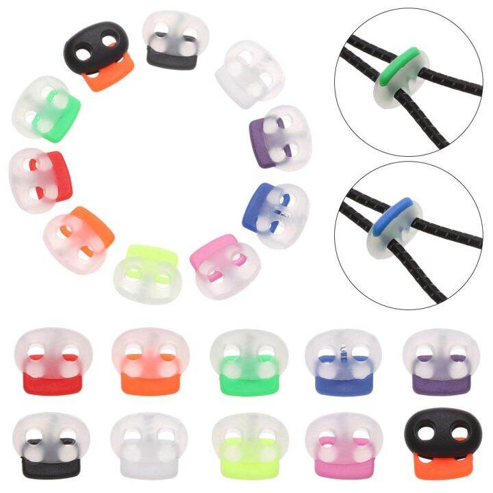 DRDIPR Transparent 10Pcs Buckle Clamp Shoelace Lanyard Parts Sewing ...