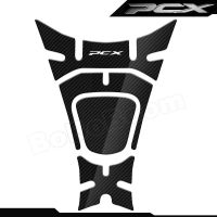 สำหรับฮอนด้า PCX125 PCX150 Pcx125 150 18-19 3D มอเตอร์ไซค์แผ่นถังน้ำมันไฟเบอร์คาร์บอนอุปกรณ์เสริมสติกเกอร์รูปลอกกันน้ำ