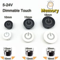 5V 12V 24V Dimmer Switch Touch Sensor on Off No-limit Dimmable Touch Smart Switch for Kitchen Cabinet LED Light on Off on Switch Power Points  Switche