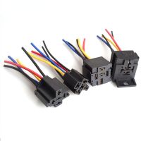 auto relay socket Harness Connector with 5 cables car relay bases