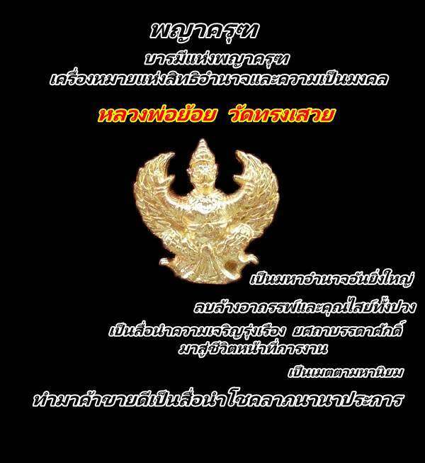 พญาครุฑ-หลวงพ่อย้อย-วัดทรงเสวยพระเกจิแห่ง-ไอ้ส้มฉุน-จ-ชัยนาท-เนื้อทองเหลือง