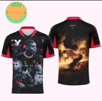 [xzx180305 design]  Mbappe &amp; Neymar V-neck T-shirt 36 High quality quick drying and gender free new definition style