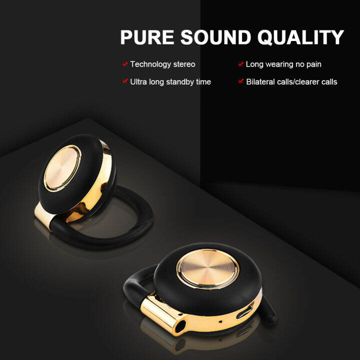 Double Sound Channels Call Stereo Earphone Bluetooth Headphone for
