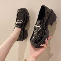 【LZ】♦  Sapatos de plataforma redonda Lolita para mulheres Mary Janes uniforme escolar Jk Student menina Oxford vintage