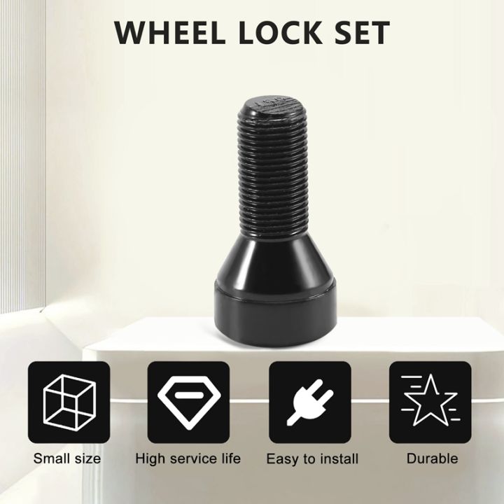 anti-theft-wheel-stud-bolt-locks-14x1-25mm-for-bmw-high-security-type-wheel-lock-set-36136792851