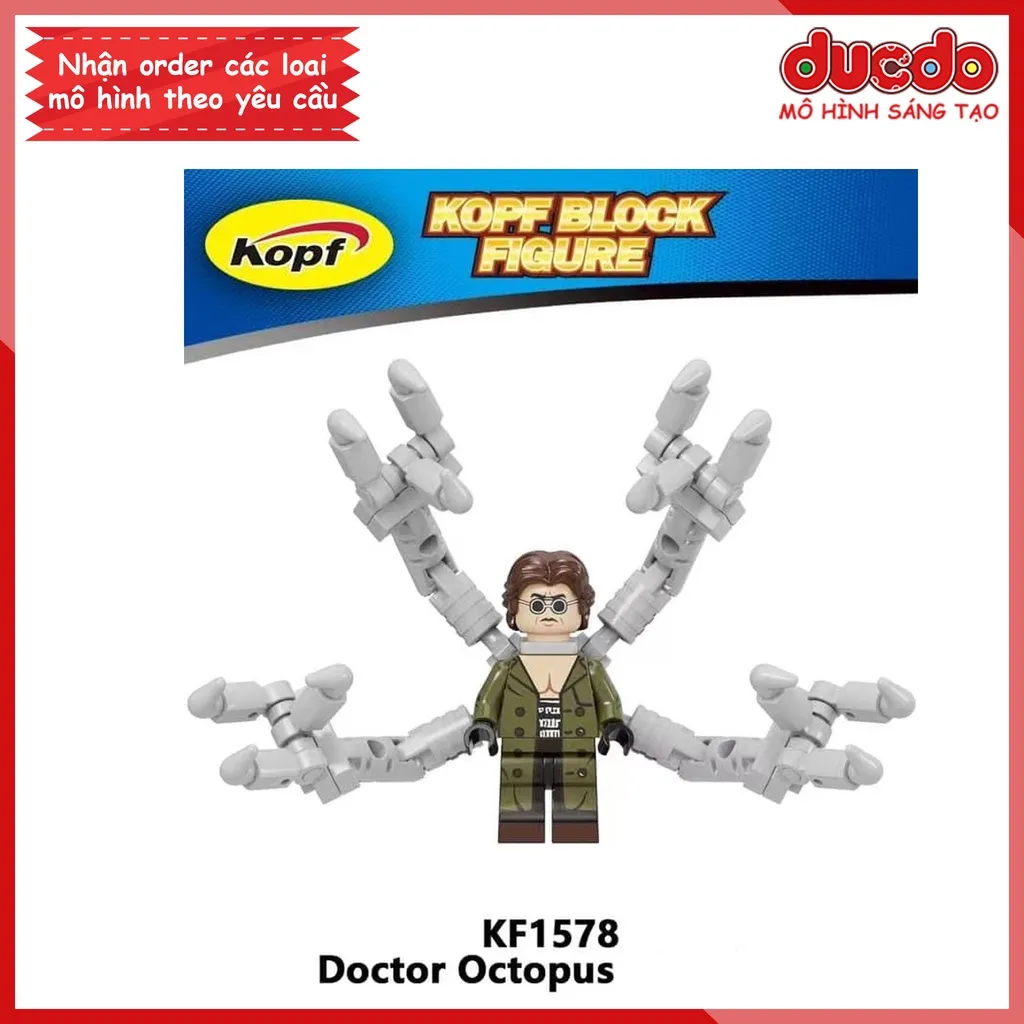 Minifigures Shang-Chi Dr Octopus Spiderman Dr Strange - Đồ Chơi Lắp ɡhép  Xếp Hình Mini Mô hình Kopf KF6145 