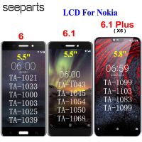 ☁☸✿ Tested Working For Nokia 6.1 Plus LCD Display With Touch Screen Digitizer Assembly 6 N6 Replacement For Nokia 6.1 Display Screen