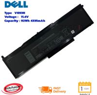 (ส่งฟรี ประกัน 1 ปี) Dell แบตเตอรี่ โน๊ตบุ๊ก Battery Dell Precision 15 3520 3530 E5580 E5590 5591 Series VG93N ของแท้