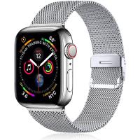 สายแม่เหล็กสำหรับสายคาด Apple Watch 44มม. 40มม. 45มม. 41มม. 45มม. 45มม. โลหะสเตนเลสสร้อยข้อมือเหล็ก IWatch Series 3 SE 6 7 8สาย49มม.