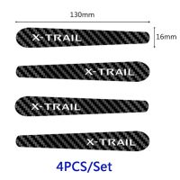 สติกเกอร์แถบป้องกันการที่จับประตูรถสติ๊กเกอร์ป้องกันการแผ่นฟิล์มกันรอยรถยนต์สำหรับตกแต่ง Nissan X-Trail X Trail T30 Tiida Altima