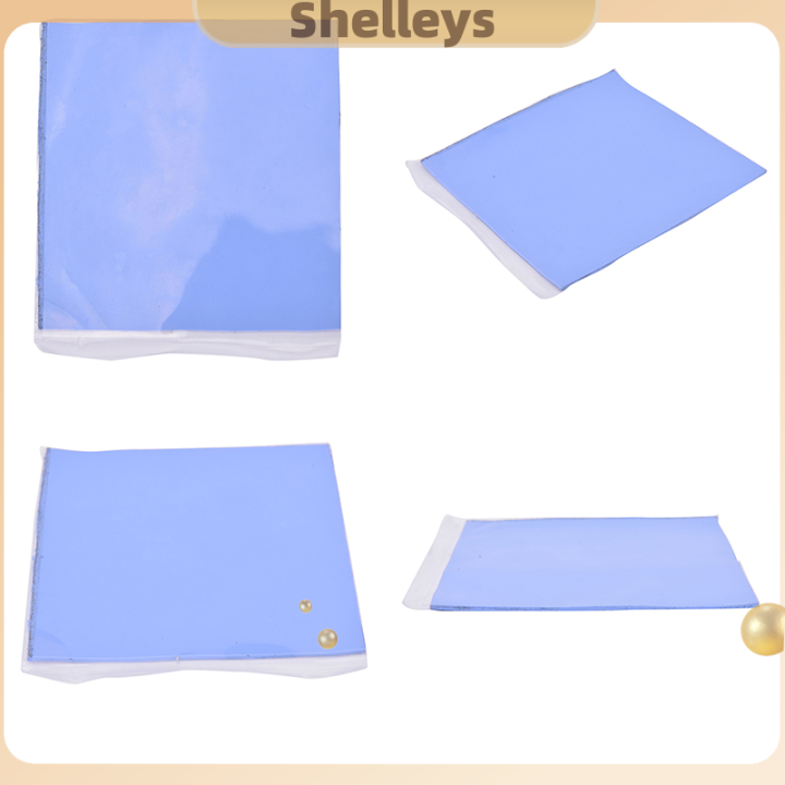 shelleys-cpu-gpu-สีน้ำเงินระบายความร้อนด้วยฮีทซิงค์ตัวควบคุมอุณหภูมิแผ่นซิลิโคน100mm-x-100mm-x-1-5mm