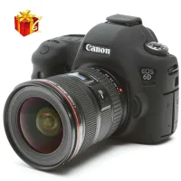 ที่ครอบที่ป้องกันกระเป๋าซิลิโคนนิ่มคุณภาพสูงสำหรับกล้อง Canon 6D DSLR