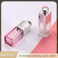 ? boloni 10ml Square Shape เครื่องสำอางคอนเทนเนอร์ DIY ลิปสติกเปล่าลิปกลอสหลอด