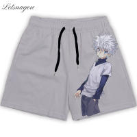 2023 newAnime Hunter X Hunter Gym Shorts Men Sport Joggers Shorts Fitness Bodybuilding Workout Quick Dry Beach Summer Running Shorts