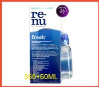 Renu 355+60 ML Bausch + Lomb รีนิว น้ำยาล้างคอนแทคเลนส์ 355 60 Multi purpose solution fresh biotrue re-nu