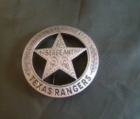 【CC】 4.5cm Company A Badge Round With Star Peso Old War Lawman Confederate