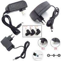 ¤ AC 220v to DC 5V 6V 9V 12V 15v Power Supply Adapter charger 1A 2A 3A 5.5x2.1mm 3.5x1.35mm 4.0 DC jack plug connector right angle