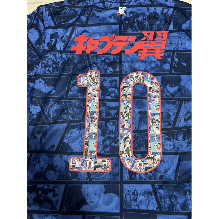 เสื้อกีฬาแขนสั้น-ลายทีมชาติฟุตบอลชั้นนําญี่ปุ่น-2022-ชุดเหย้า-สีฟ้า-latest