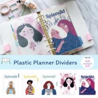 ที่คั่นแพลนเนอร์ ⭐️ GIRL แบ่ง 5 หมวดหมู่ ลายผู้หญิง Planner Dividers by mimisplan