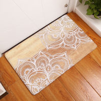 IGeometric Flower Design Series Non Slip Shower Mat Bathroom Car Bath Mat Rugs Home Decoration Floor Mat Kitchenn Mats 【hot】