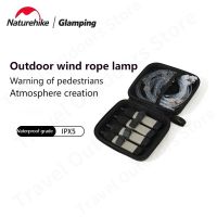 ✹☎ Naturehike Outdoor Wind Rope Lamp 1.8m x 4pcs Camping Tent Hanging Atmosphere Light IPX5 Waterproof Sun Shelter Canopy Wind Rope Light