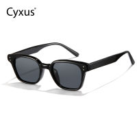 Cyxus แว่นกันแดดโพลาไรซ์สำหรับผู้หญิงผู้ชาย TR กรอบสี่เหลี่ยม Shades Sunset เลนส์ แว่นกันแดดแฟชั่นหน้ากลมเหลี่ยมใบหน้ากลมดวงอาทิตย์แว่นตา 1051