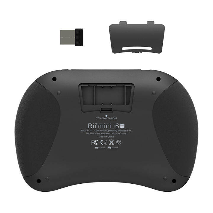 Rii mini i8+ Wireless Backlit Bluetooth Keyboard Remote Control Android