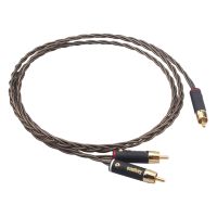 Xangsane 1RCA-2RCA Odin Subwoofer Line 1-To-2 Signal Line Suitable for CD Player, DVD Player, Audio, Power Amplifier