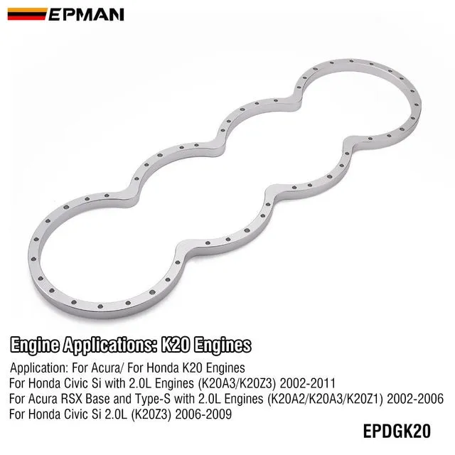 EPMAN Performance Engine Block Guard For Honda Prelude With H22 K20 K24