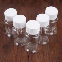 10PCS Clear Seal Bottles Empty Medicine Bottle Plastic PET Solid Powder Pill Vial Container Reagent Packing 15ml 20ml 30ml 100ml