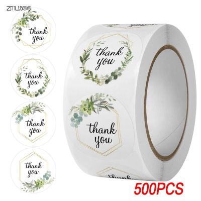 hot！【DT】☬☃✹  Thank You Sticker for Wedding Floral Label Scrapbooking Birthday Korean Stickers