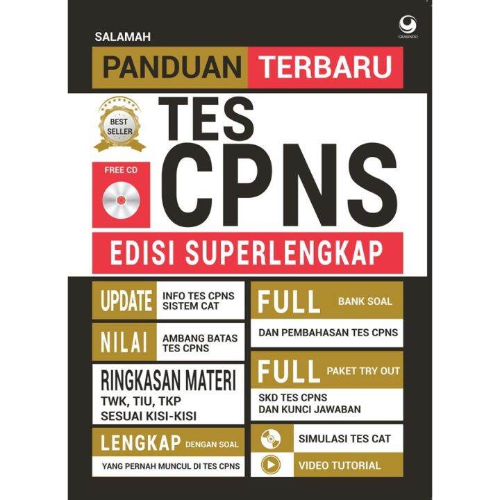 Buku Pelajaran Panduan Terbaru Tes Cpns Edisi Superlengkap | Lazada ...