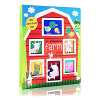 Imported original English picture book interesting farm special-shaped book my awesome farm Book farm childrens English Enlightenment paperboard Book Childrens Enlightenment alphabet book digital book the same series of three-dimensional interesting