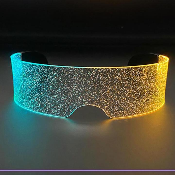 glow-in-the-dark-glasses-eye-catching-multifunctional-adjustable-shiny-glowing-glasses-comfortable-party-accessories-for-events-gatherings-proms-carnivals-agreeable