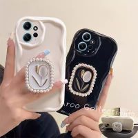 Phone Case เคส Redmi 12 Note 12 Pro + Note 12S 11S Note 11 Pro Plus 4G 5G เคสโทรศัพท์ทิวลิปหรูหราปกป้องเลนส์2023ฝาหลังนิ่มกันกระแทก