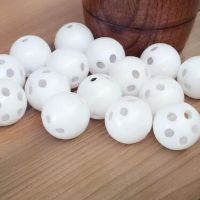 50pcs100pcs 24mm White Toy Rattle Ball Repair Replace Noise Maker Box For Toy Bear Doll