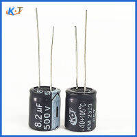 ผู้ผลิตตัวเก็บประจุด้วยไฟฟ้า 500V8.2uF 10*13mm ตัวเก็บประจุด้วยไฟฟ้าอายุการใช้งานยาวนาน 8.2uF500V ตัวเก็บประจุความถี่สูง