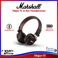 หูฟังไร้สาย Marshall รุ่น Major IV Wireless Headphone หูฟังไร้สาย ใช้งานต่อเนื่องได้ 80+ ซม.รองรับการชาร์จไร้สาย รับประกันศูนย์ 1 ปี