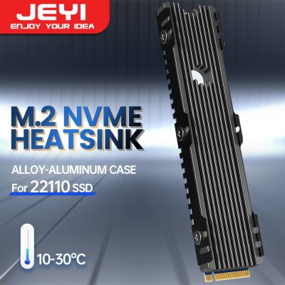 JEYI 22110 SSD ฮีทซิงค์ M.2หม้อน้ำ NVME PS5อะลูมินัมอัลลอย M.2 PCIE หม้อน้ำประสิทธิภาพสูง SSD SATA เอสเอสดีกับแผ่นซิลิโคนความร้อน
