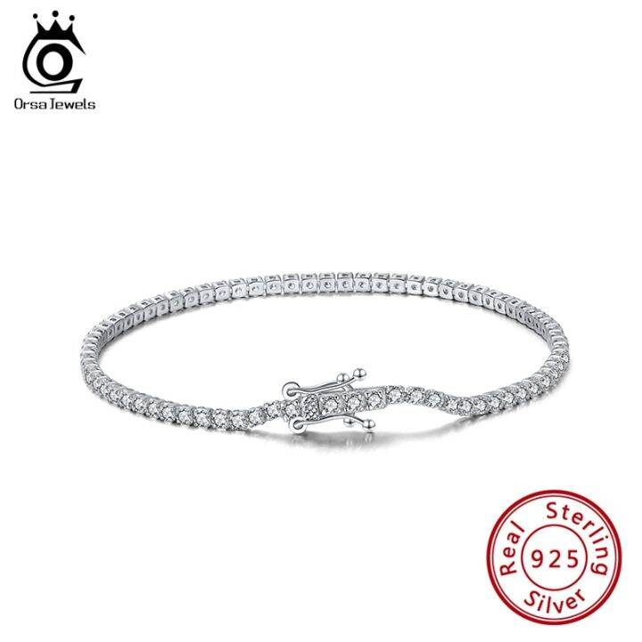 orsa-jewels-925-sterling-silver-tennis-bracelet-bangles-for-women-cubic-zircon-bracelet-fine-jewelry-anniversary-gift-sb94