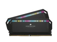 แรมพีซี Corsair Ram PC DDR5 32GB/6200MHz CL36 (16GBx2) Dominator Platinum RGB (Black)