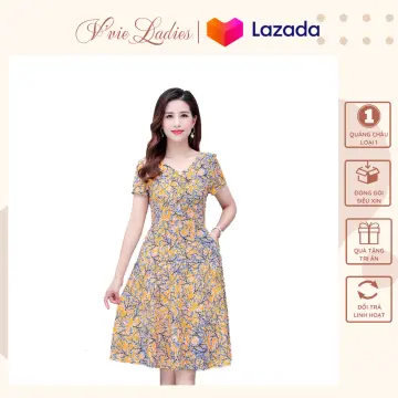 đầm Trung Niên Quảng Châu Giá Tốt T05/2024 | Mua tại Lazada.vn