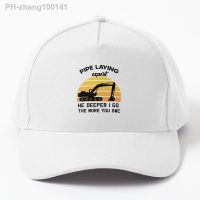 The Deeper I Go the More You Owe - Pipe Laying Expert Gift Baseball Cap Vintage Golf Designer Man Hat Women 39;S