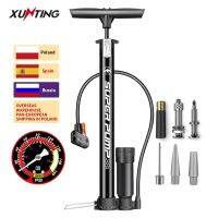 Xunting Bike Pump Super Hand Air Floor Pump With Presta Schrader Valves MAX 160PSI Multi-Purpose Air Pump For Bicycle Road Balls