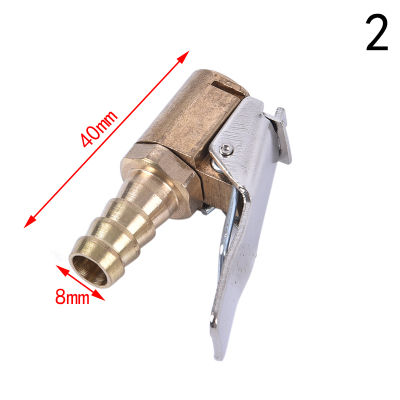 UNI Toplans Kupanny ทองเหลืองยางรถยนต์ I nflator วาล์วเชื่อมต่อ Air Chuck ยางคลิปล็อคบนอะแดปเตอร์รถ