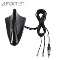 AUTOUTLET For DAB Car Aerial Antenna SMB Adapter AM/FM Shark Fin Roof Decorate Aerial RG174