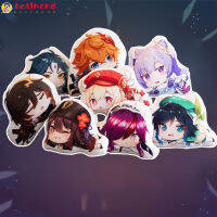 LEAL Genshin ตุ๊กตา Plushie ตัวต่ออะนิเมะจี้ตุ๊กตายัดนุ่นการกระแทกสำหรับแฟนๆของขวัญของตกแต่งบ้าน