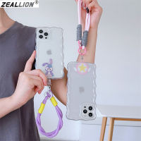 Zeallion สายคล้องมือสั้นน่ารักลายการ์ตูนสายคล้องปรับได้เชือกห้อยเคสโทรศัพท์ที่มีสไตล์