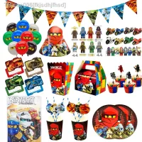 ♛❍✓ Kids Boys Girls Birthday Ninja Party Go Supplies Tableware Gift Giftbag Party Favor Balloon Finger Toy